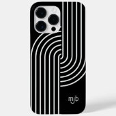 Coques Case-Mate iPhone Arc Concentré cool Moderne avec Monogramme (Verso)