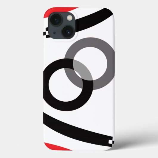 Coques Case-Mate iPhone Arc de cercle géométrique (Verso)