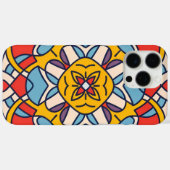 Coques Case-Mate iPhone arc de mosaïque cercle, Mandala-Motif (Verso (horizontal))