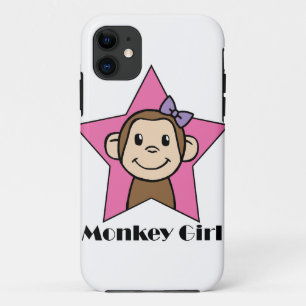 Etui iPhone Case-Mate Arc d'étoile de rose de fille de singe de sourire
