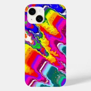 Coque Pour iPhone 14 Arc en arc-en-ciel Couleur éclat Flux Art