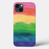 Coques Case-Mate iPhone Arc en arc-en-ciel Parties scintillant fillette (Verso)