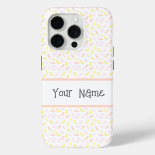 Coque iPhone 15 Pro Arc en arc-en-ciel Sprinkes Pangender Pride drapea