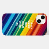 Coques Case-Mate iPhone Arc-en-ciel (Verso (horizontal))