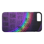 Coques Case-Mate iPhone arc-en-ciel (Dos (Horizontal))