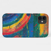 Coques Case-Mate iPhone Arc-en-ciel Abstrait (Dos (Horizontal))