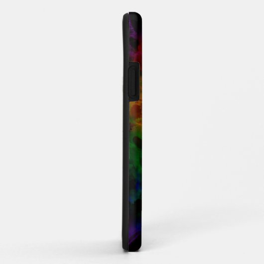 Coques Case-Mate iPhone Arc-en-ciel Abstrait moderne (Dos/Droite)