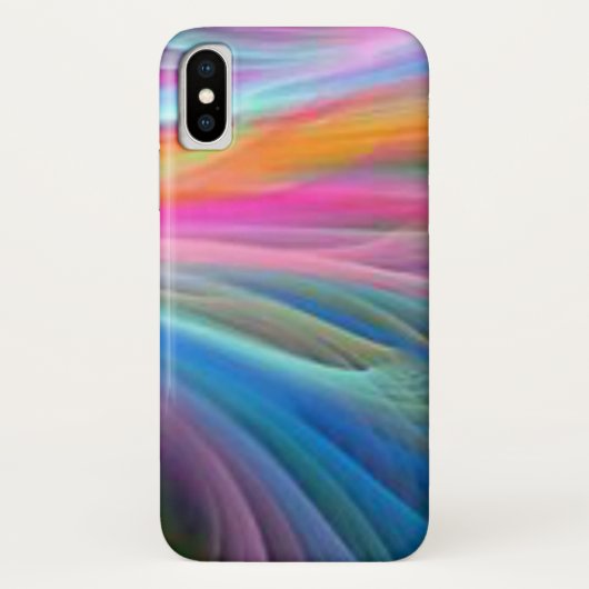 Coques Case-Mate iPhone Arc en ciel "Apple iPhone X". Style - À peine là (Dos)
