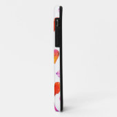 Coques Case-Mate iPhone Arc-en-ciel aquarelle palme feuilles pin baiser ro (Dos/Gauche)