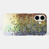 Coques Case-Mate iPhone arc-en-ciel aux papillons (Verso (horizontal))