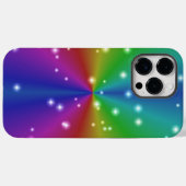 Coques Case-Mate iPhone Arc en ciel avec étoiles (Verso (horizontal))