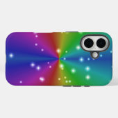 Coques Case-Mate iPhone Arc en ciel avec étoiles (Verso (horizontal))