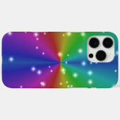 Coques Case-Mate iPhone Arc en ciel avec étoiles (Verso (horizontal))