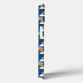 Coques Case-Mate iPhone Arc en ciel avec nuages blancs (Verso / Droite)