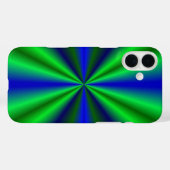 Coques Case-Mate iPhone arc-en-ciel bleu vert (Verso (horizontal))