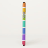 Coques Case-Mate iPhone Arc-en-ciel Couleurs personnalisées casques de tél (Dos/Droite)