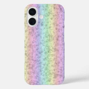 Coques iPhone 16 Arc en ciel dans la peau d'éléphant cuir Optik