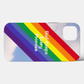 Coques Case-Mate iPhone Arc-en-ciel dans le ciel Inspirational Bright Cute (Verso (horizontal))