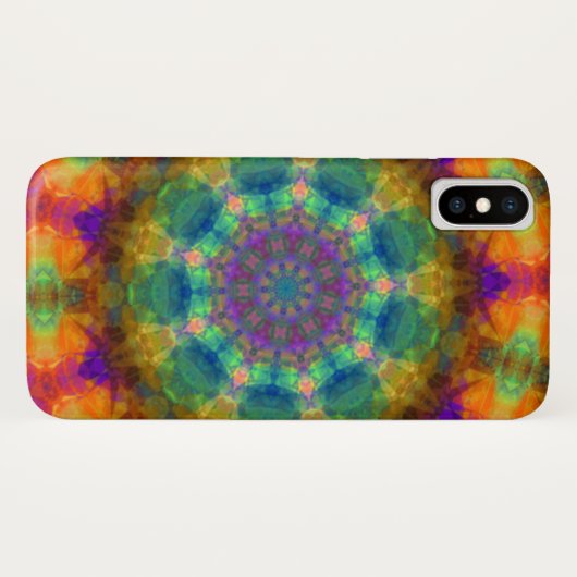 Coques Case-Mate iPhone Arc-en-ciel de Kaleidoscope (Dos (Horizontal))