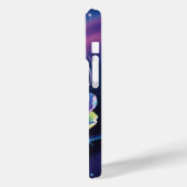 Coques Case-Mate iPhone Arc-en-ciel en fleur cosmique (Verso / Gauche)