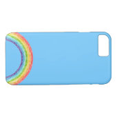 Coques Case-Mate iPhone Arc en ciel et ciel bleu (Dos (Horizontal))