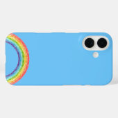 Coques Case-Mate iPhone Arc en ciel et ciel bleu (Verso (horizontal))