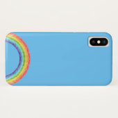 Coques Case-Mate iPhone Arc en ciel et ciel bleu (Dos (Horizontal))