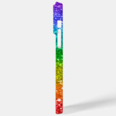 Coques Case-Mate iPhone Arc en ciel et Parties scintillant (Verso / Gauche)