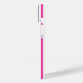 Coques Case-Mate iPhone Arc-en-ciel et rayures blanches Coque-coque iphone (Verso / Gauche)