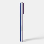 Coques Case-Mate iPhone Arc-en-ciel et rayures blanches Coque-coque iphone (Verso / Droite)
