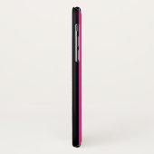 Coques Case-Mate iPhone Arc-en-ciel et rayures noires (Dos/Gauche)