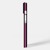 Coques Case-Mate iPhone Arc-en-ciel et rayures noires Coque-coque iphone M (Verso / Gauche)