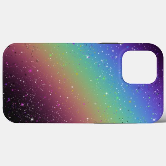 Coques Case-Mate iPhone Arc en ciel galactique (Verso (horizontal))