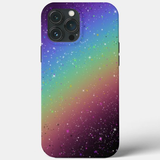 Coques Case-Mate iPhone Arc en ciel galactique (Verso)