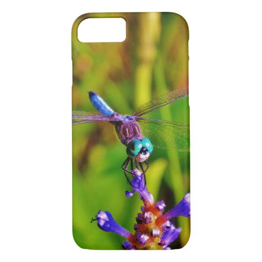 Coques Case-Mate iPhone Arc en ciel libellule et fleur (Dos)