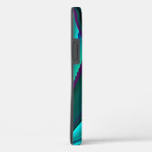 Coques Case-Mate iPhone Arc-en-ciel métallique Abstrait futuriste (Verso / Droite)