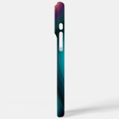 Coques Case-Mate iPhone Arc-en-ciel métallique Abstrait futuriste (Verso / Gauche)