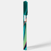 Coques Case-Mate iPhone Arc-en-ciel métallique Abstrait futuriste (Verso / Droite)