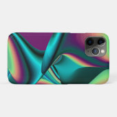 Coques Case-Mate iPhone Arc-en-ciel métallique Abstrait futuriste (Dos (Horizontal))