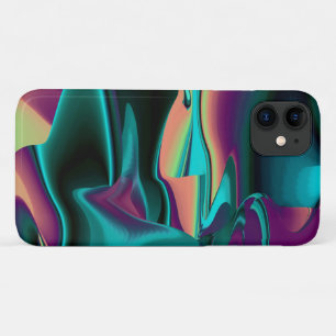 Case-Mate iPhone Case Arc-en-ciel métallique Abstrait futuriste
