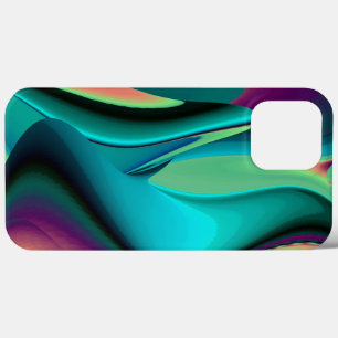 Case-Mate iPhone Case Arc-en-ciel métallique Abstrait futuriste