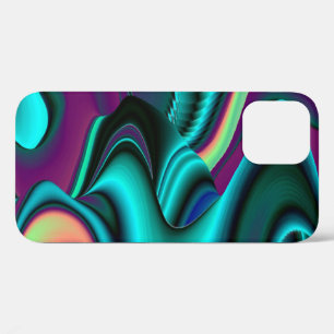 Case-Mate iPhone Case Arc-en-ciel métallique Abstrait futuriste