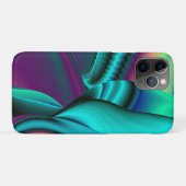 Coques Case-Mate iPhone Arc-en-ciel métallique Abstrait futuriste (Dos (Horizontal))