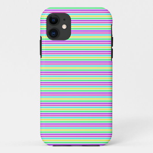 Coques Case-Mate iPhone Arc en ciel minuscule (Dos)