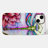 Coques Case-Mate iPhone Arc-en-ciel, personnalisation (Verso (horizontal))