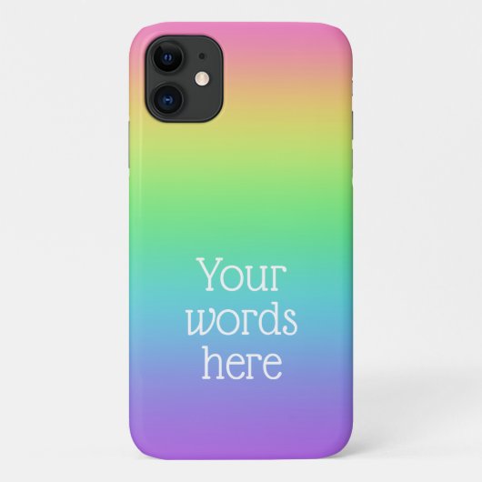 Coques Case-Mate iPhone Arc-en-ciel personnalisé (Dos)