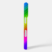 Coques Case-Mate iPhone Arc-en-ciel rayé (Verso / Droite)