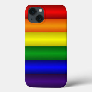 iPhone 13 Case Arc-en-ciel rayé