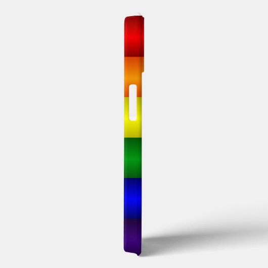 Coques Case-Mate iPhone Arc-en-ciel rayé (Verso / Droite)