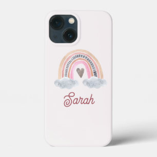 Case-Mate iPhone Case Arc-en-ciel rose avec nuages pour bébéDouche pour